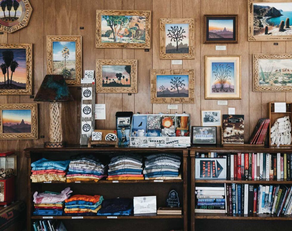 Shirts, memorabilia in the front office as well as a handful of books in the Library